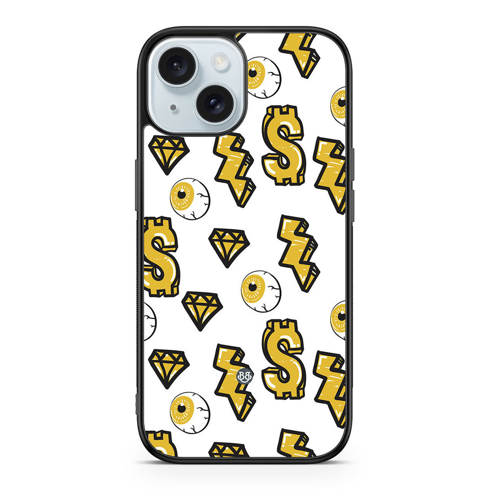 iPhone 15 Case - Dollar Pattern