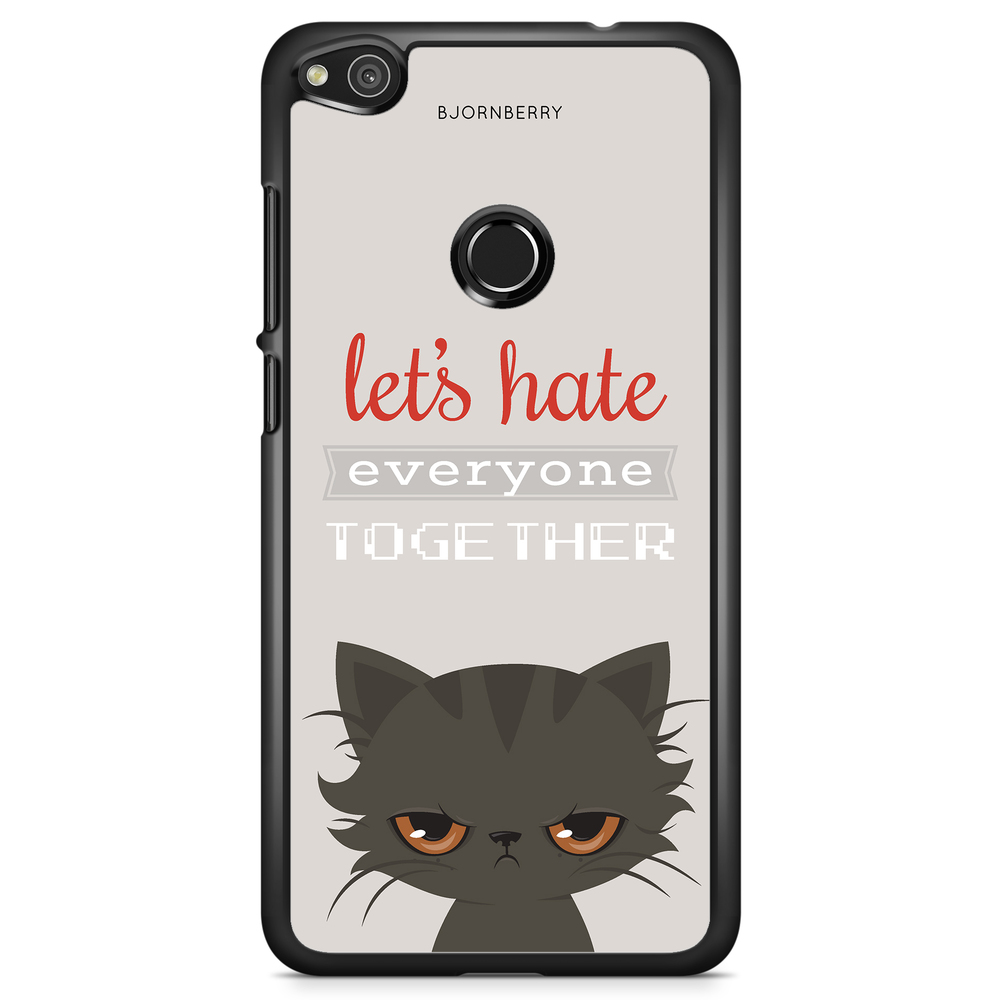 Huawei Honor 8 Lite Case - Angry Cat