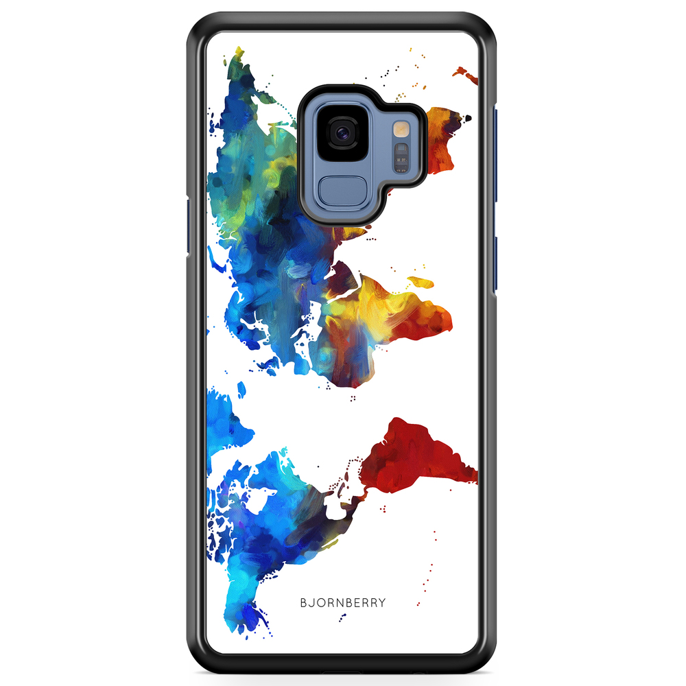 Samsung Galaxy S9 Skal - Världskarta