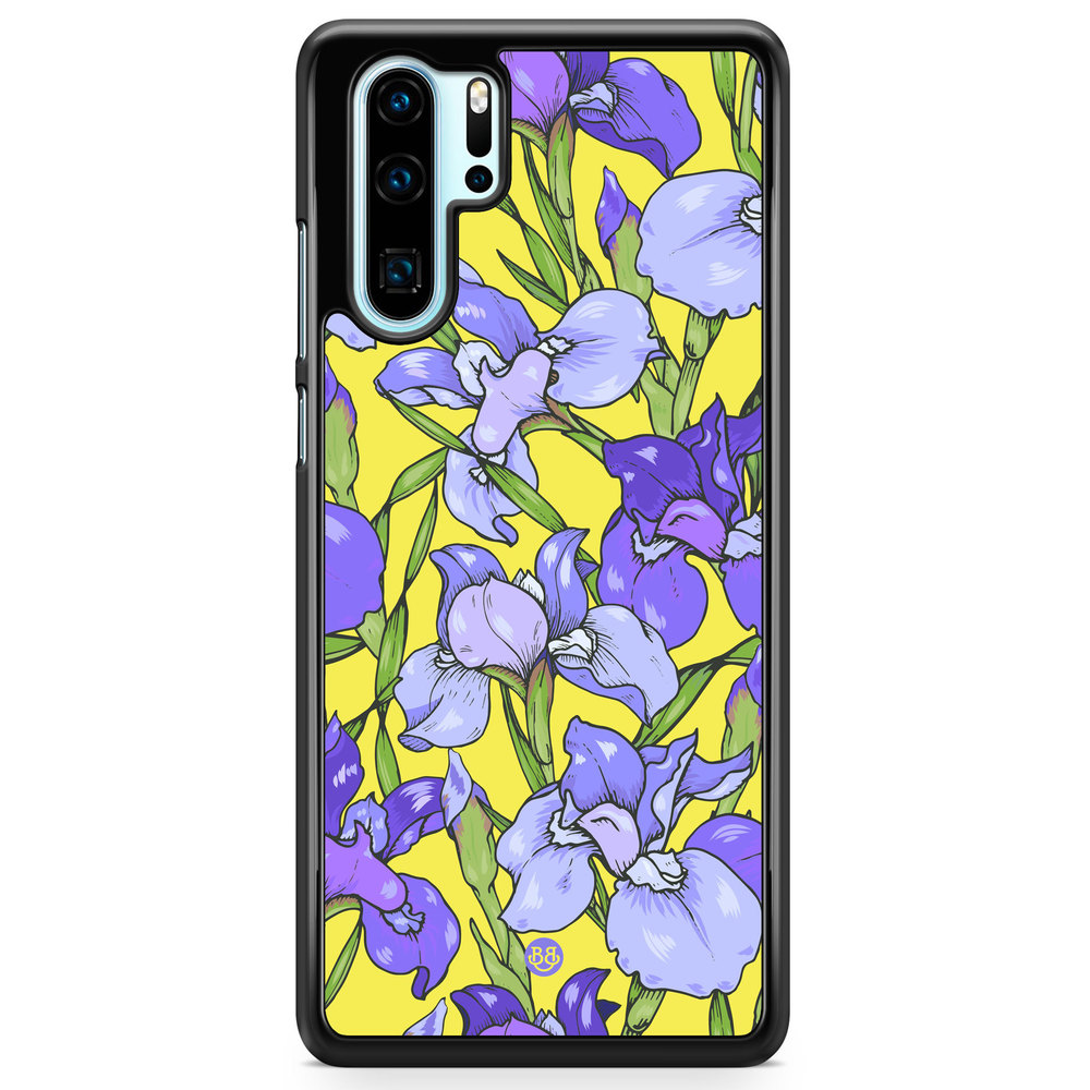 Huawei P30 Pro Case - Iris Flowers