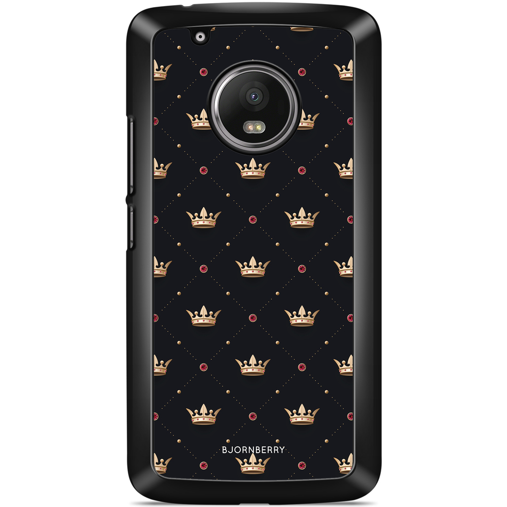 Moto G5 Plus Case - Golden Crowns