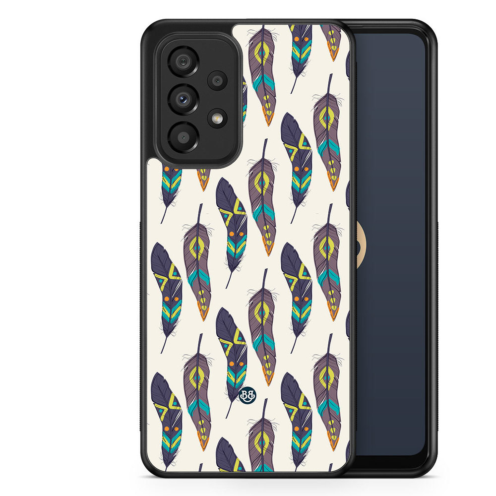 Samsung Galaxy A33 5G Case - Ethnic Feathers