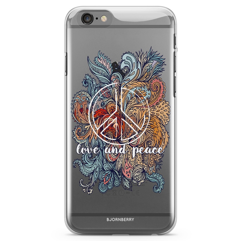 iPhone 6 Plus/6s Plus TPU Case - Love and peace