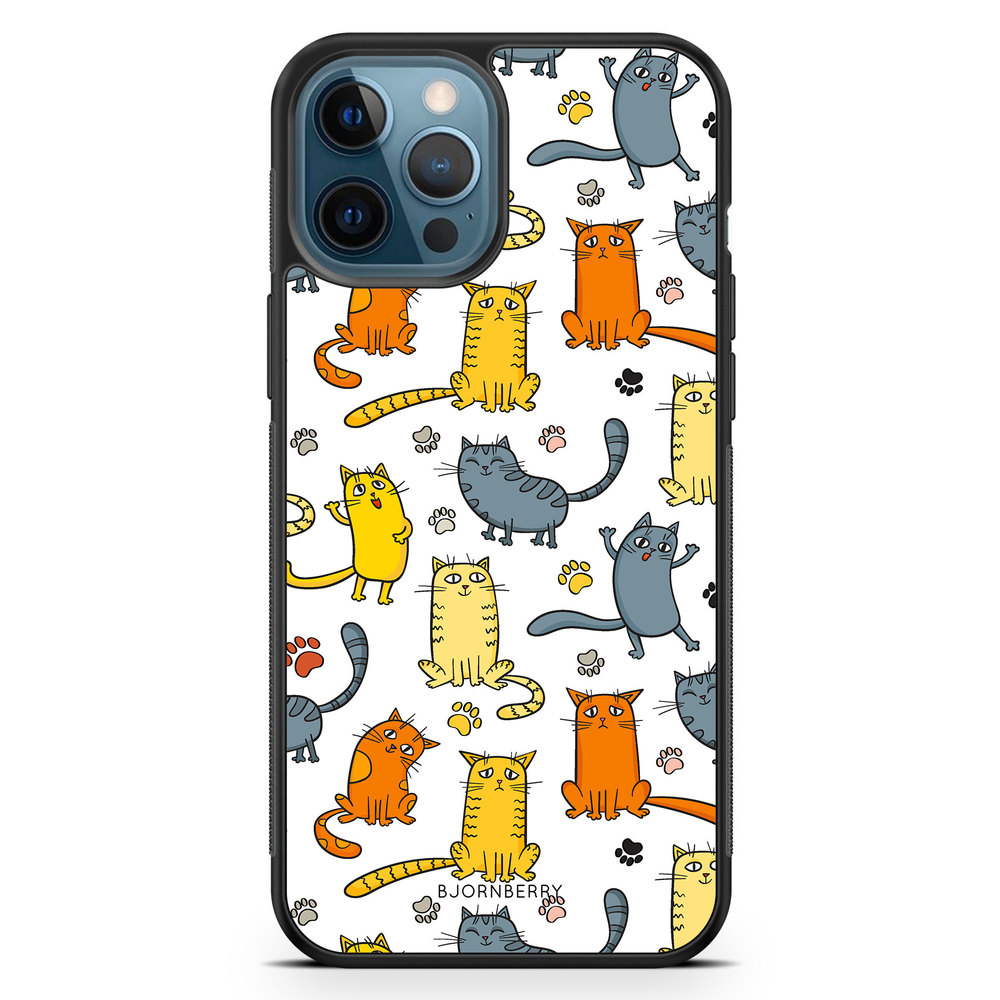 iPhone 12 Pro Case - Cat Pattern