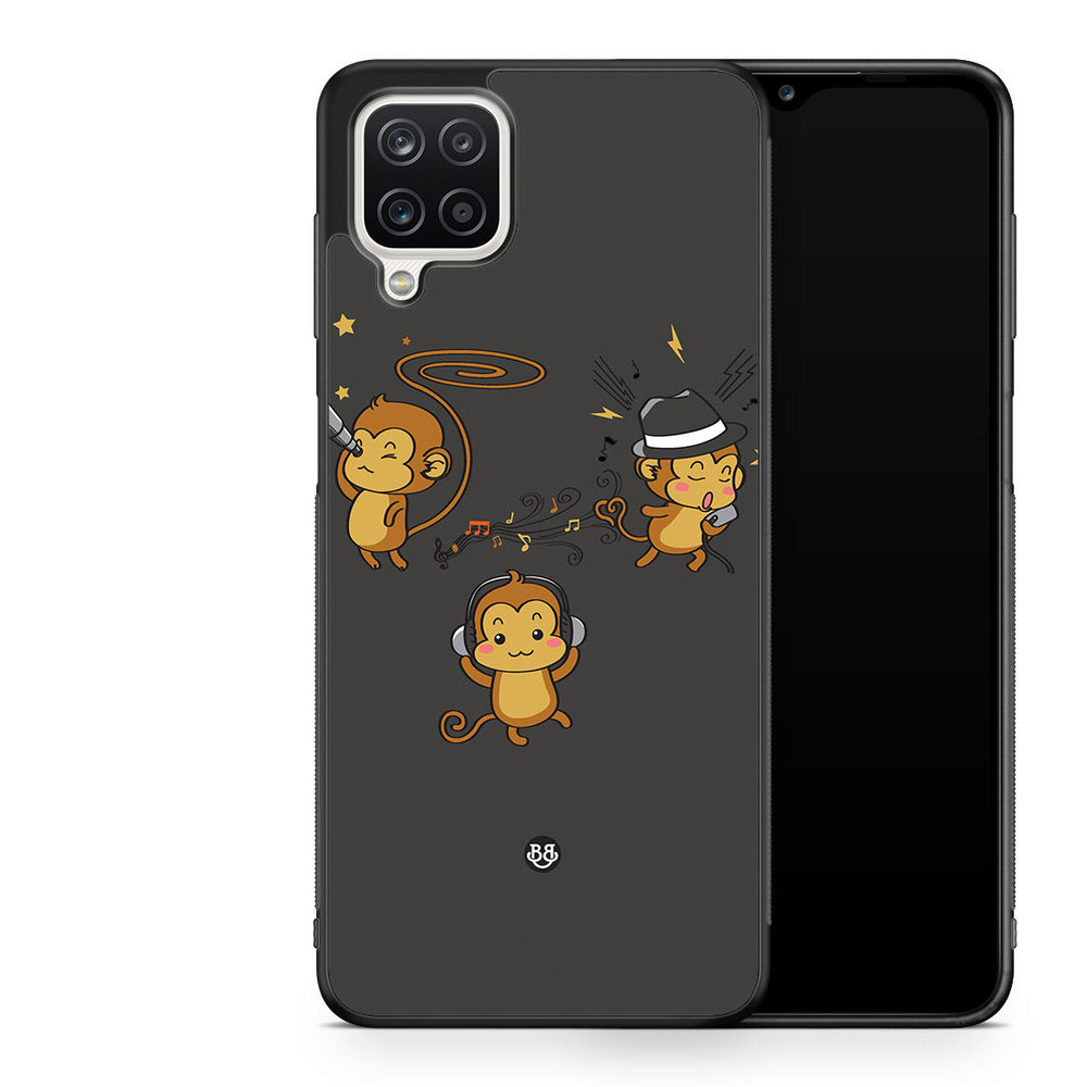 Samsung Galaxy A12 Case - Three Monkeys