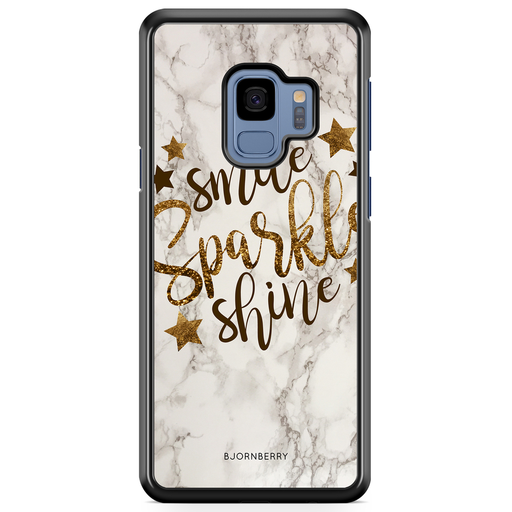 Samsung Galaxy S9 Case - Smile,Sparkle,Shine