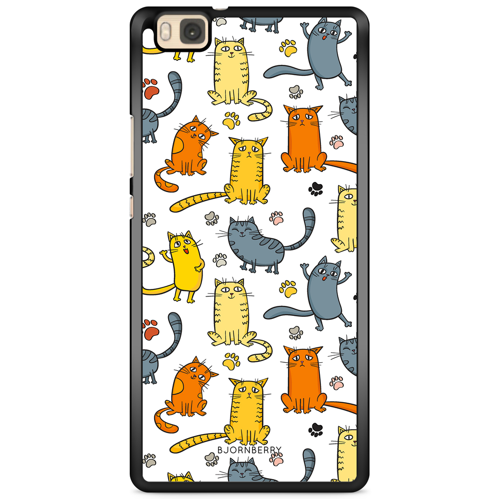 Huawei P8 Lite Case - Cat Pattern
