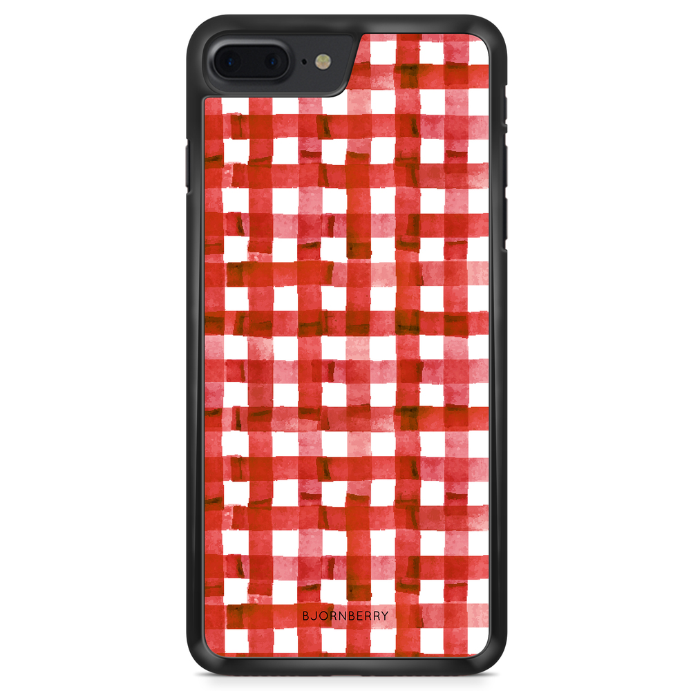 iPhone 8 Plus Case - Red Stripes