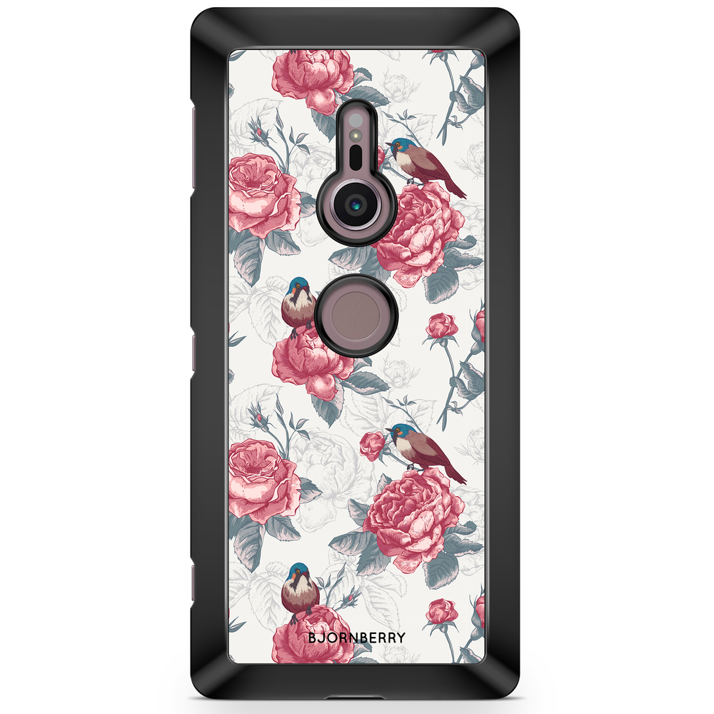 Sony Xperia XZ2 Case  - Roses and Birds