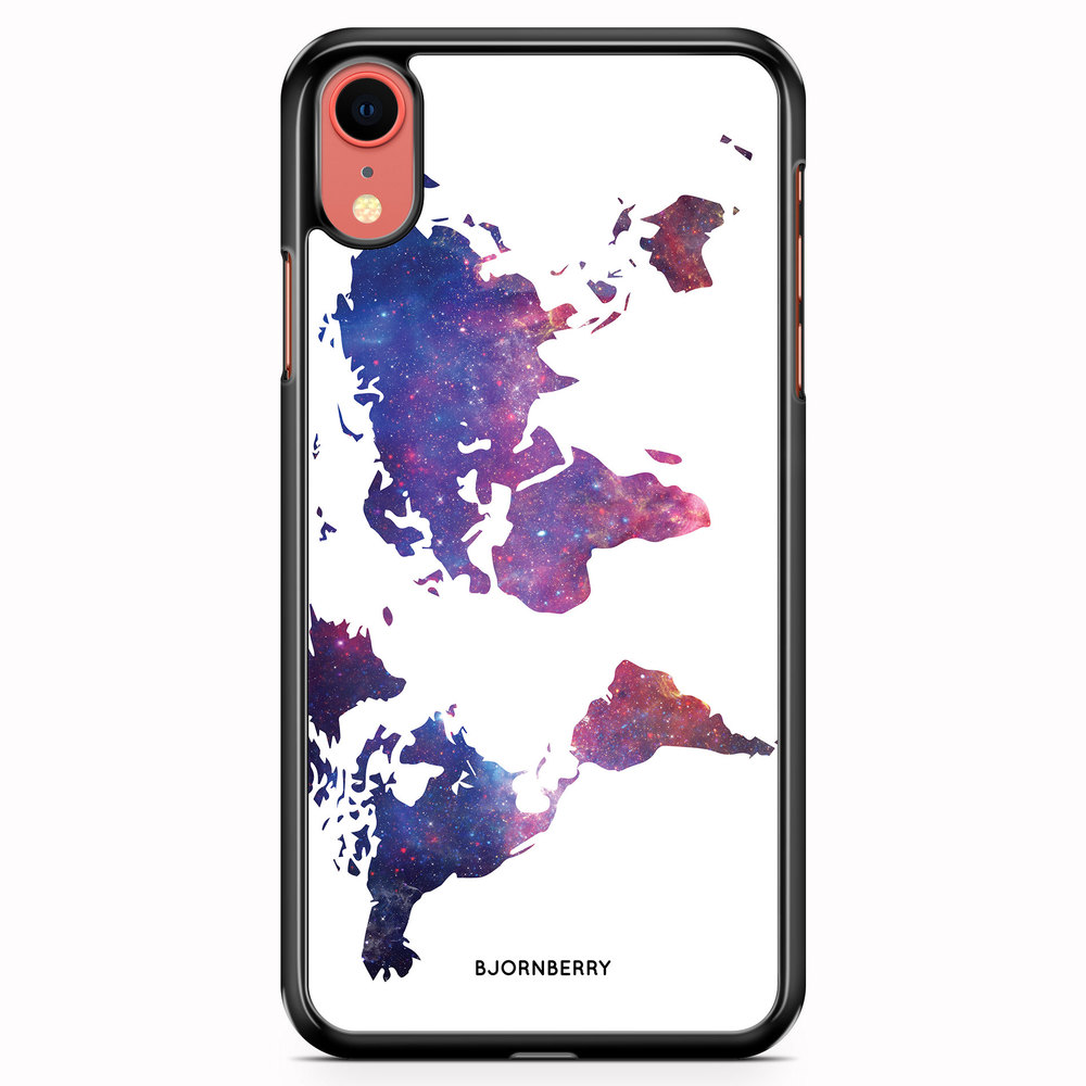 iPhone XR Case - World Map Space