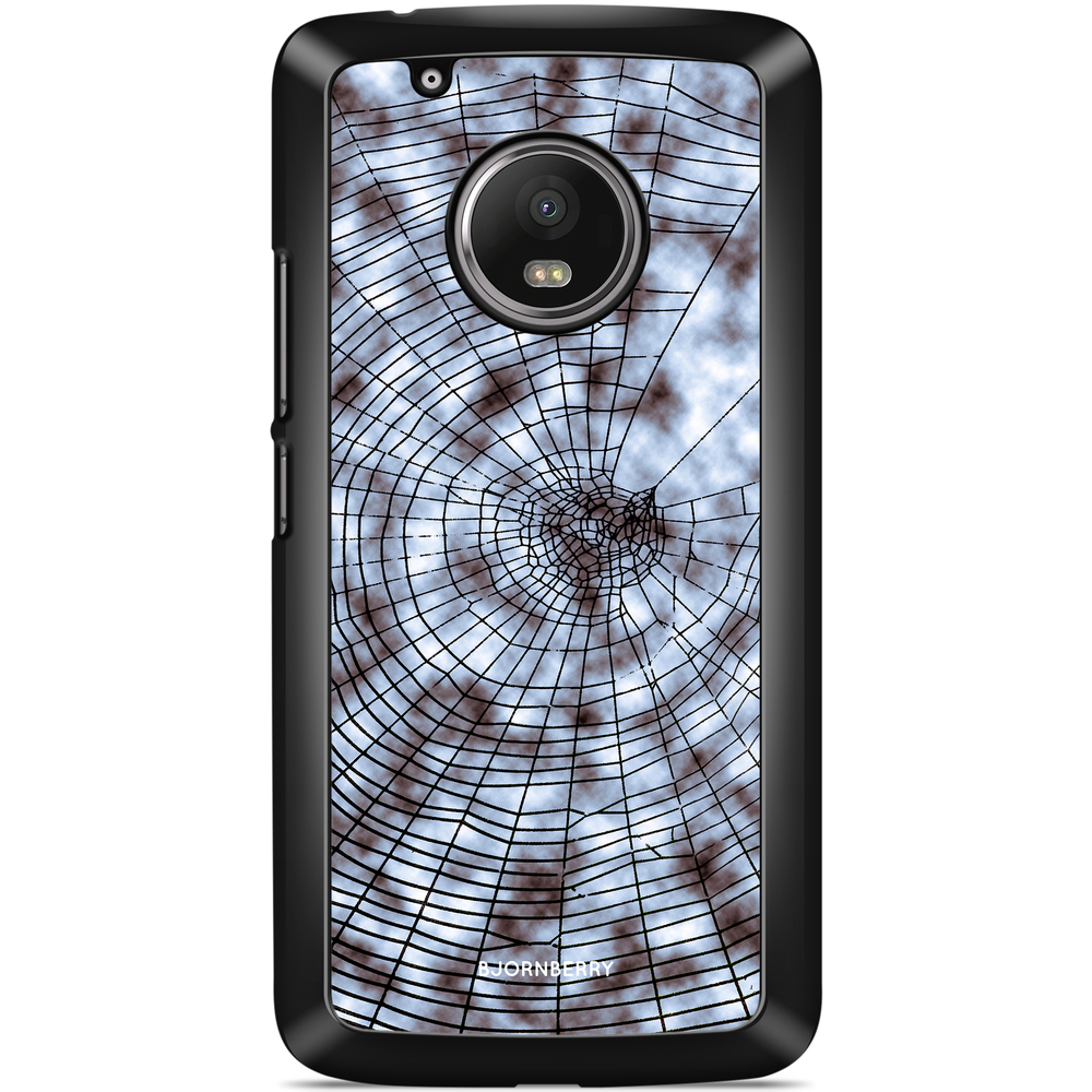Moto G5 Plus Case - Black Spiderweb