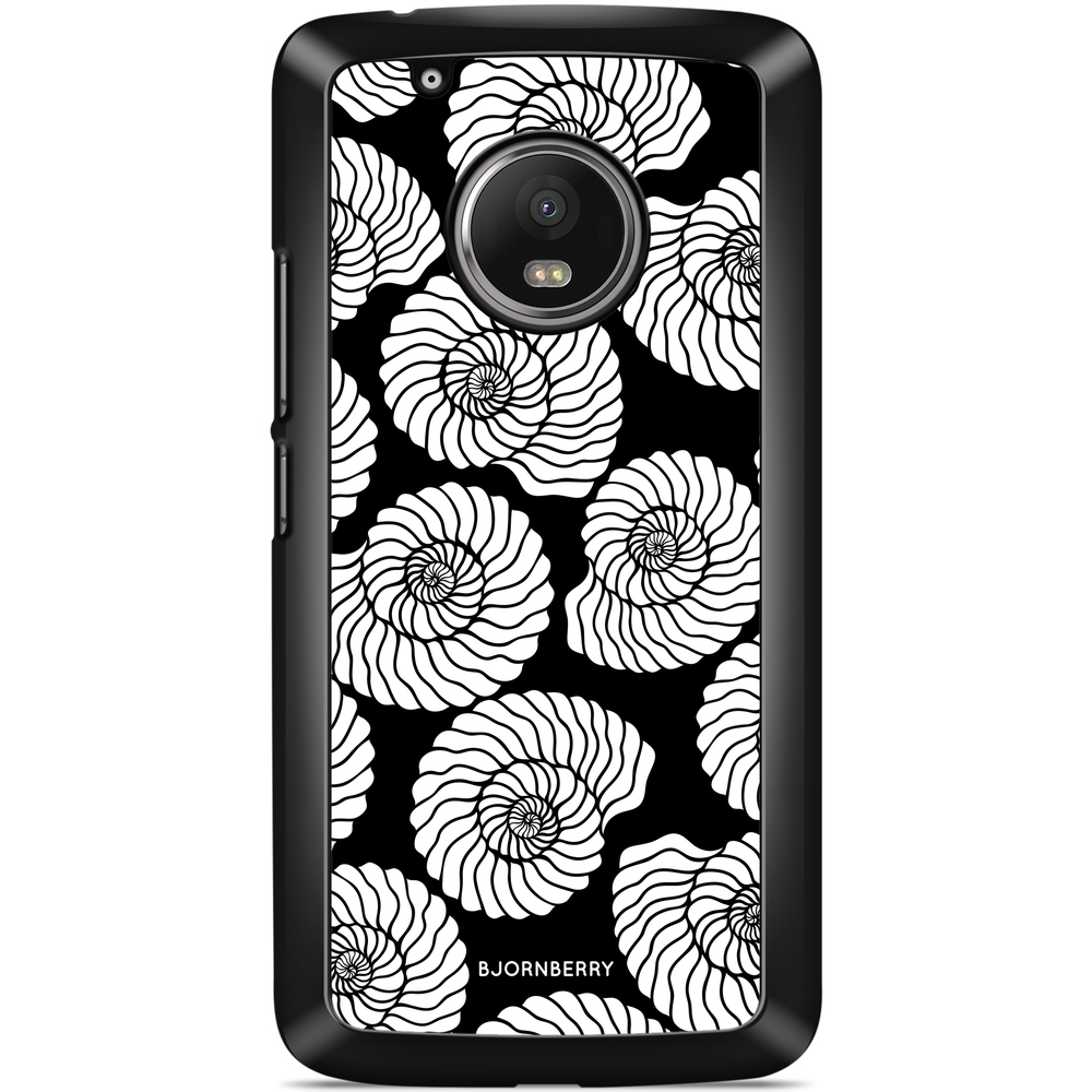 Moto G5 Plus Case - Seashell BW