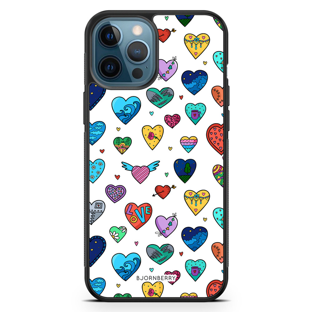 iPhone 12 Pro Case - Hearts