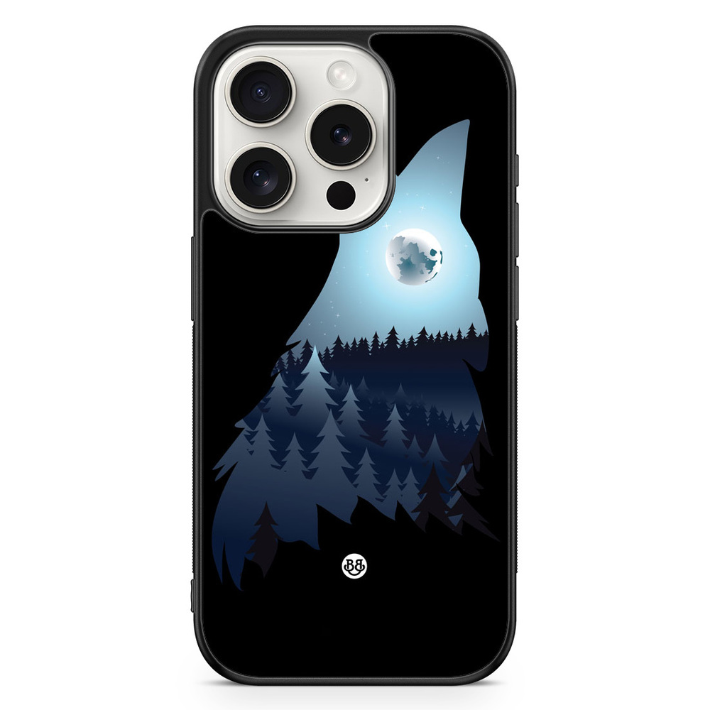 iPhone 15 Pro Case - Forest Wolf