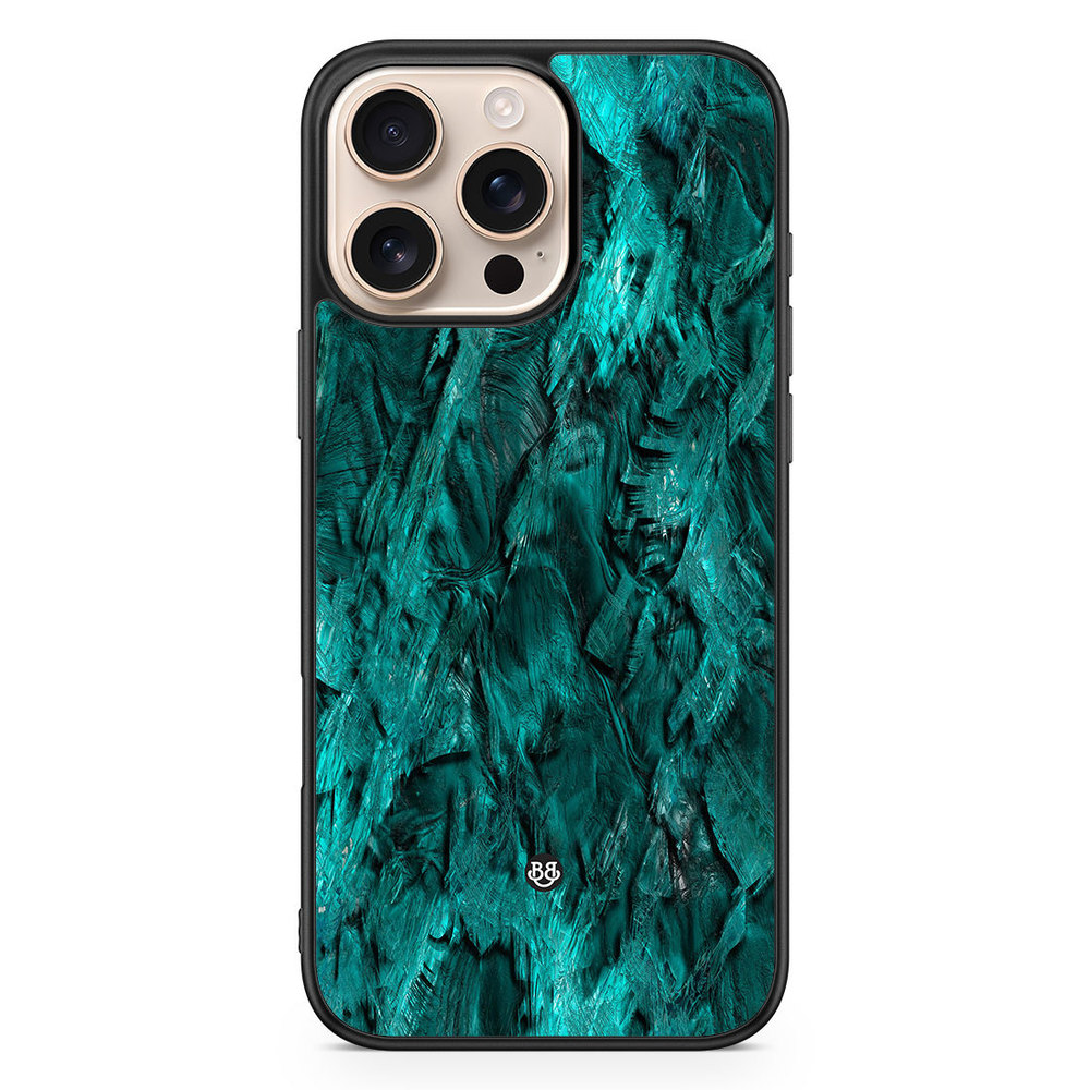 iPhone 16 Pro Max Case - Green Crystal