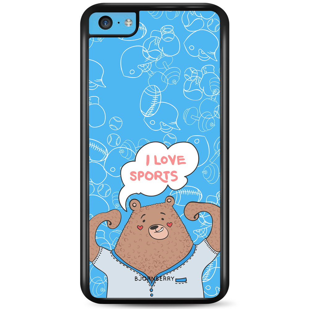 iPhone 5C Case - Love Sports