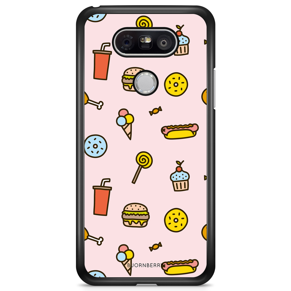 LG G5 Case - Junk Food Pattern