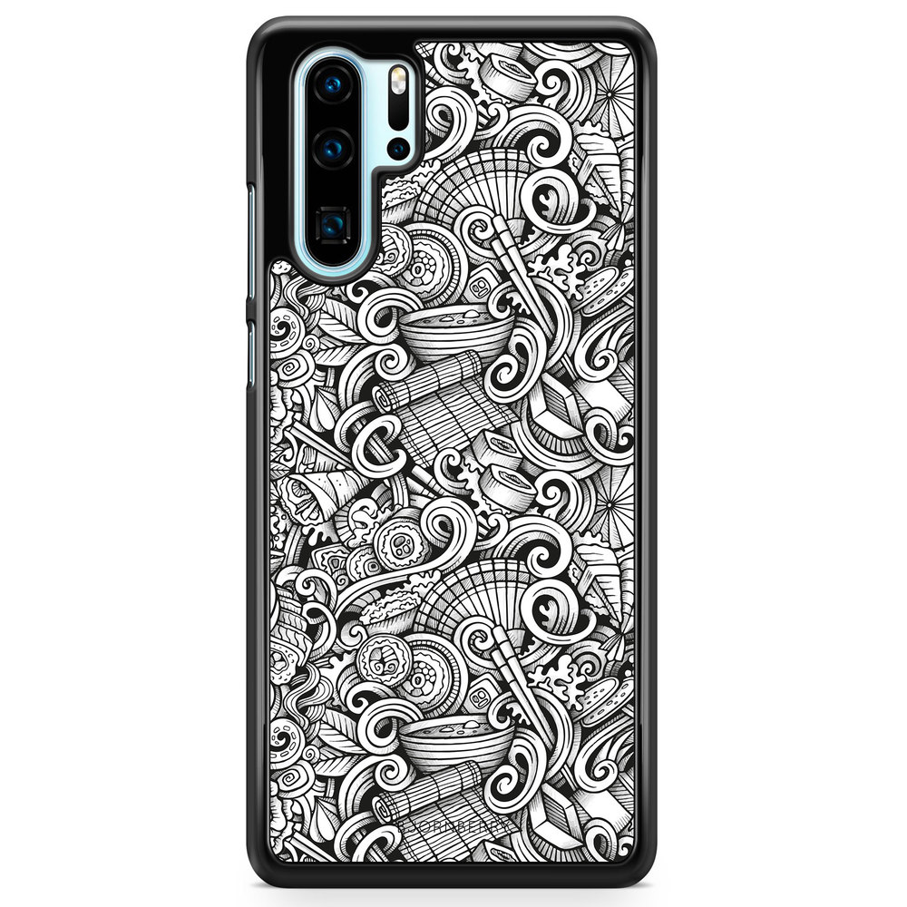 Huawei P30 Pro Case - Japanese Pattern
