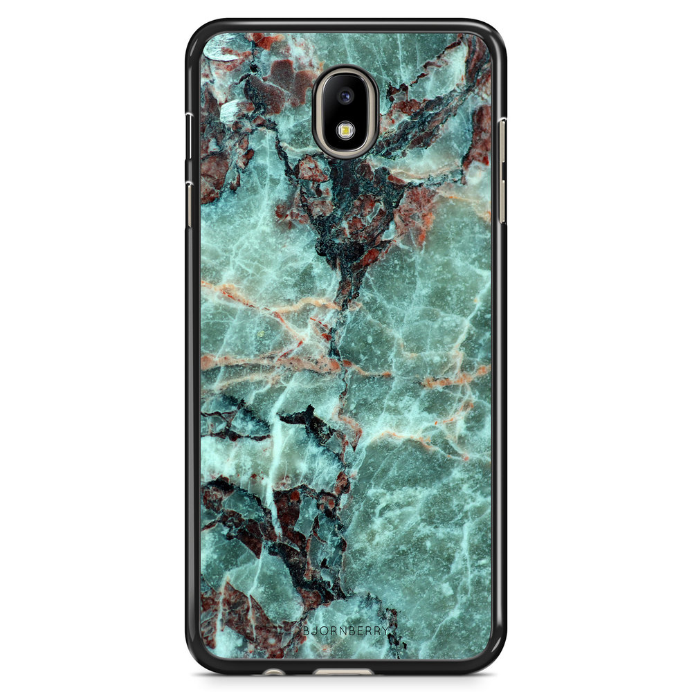 Samsung Galaxy J7 (2017) Case - Green Marble