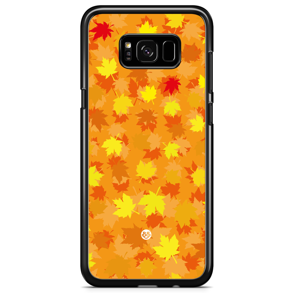 Samsung Galaxy S8 Plus Case - Orange leaves