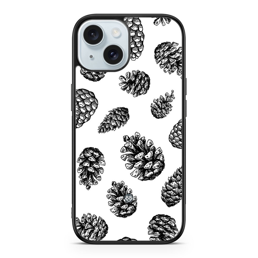 iPhone 15 Case - Pine Cone Pattern