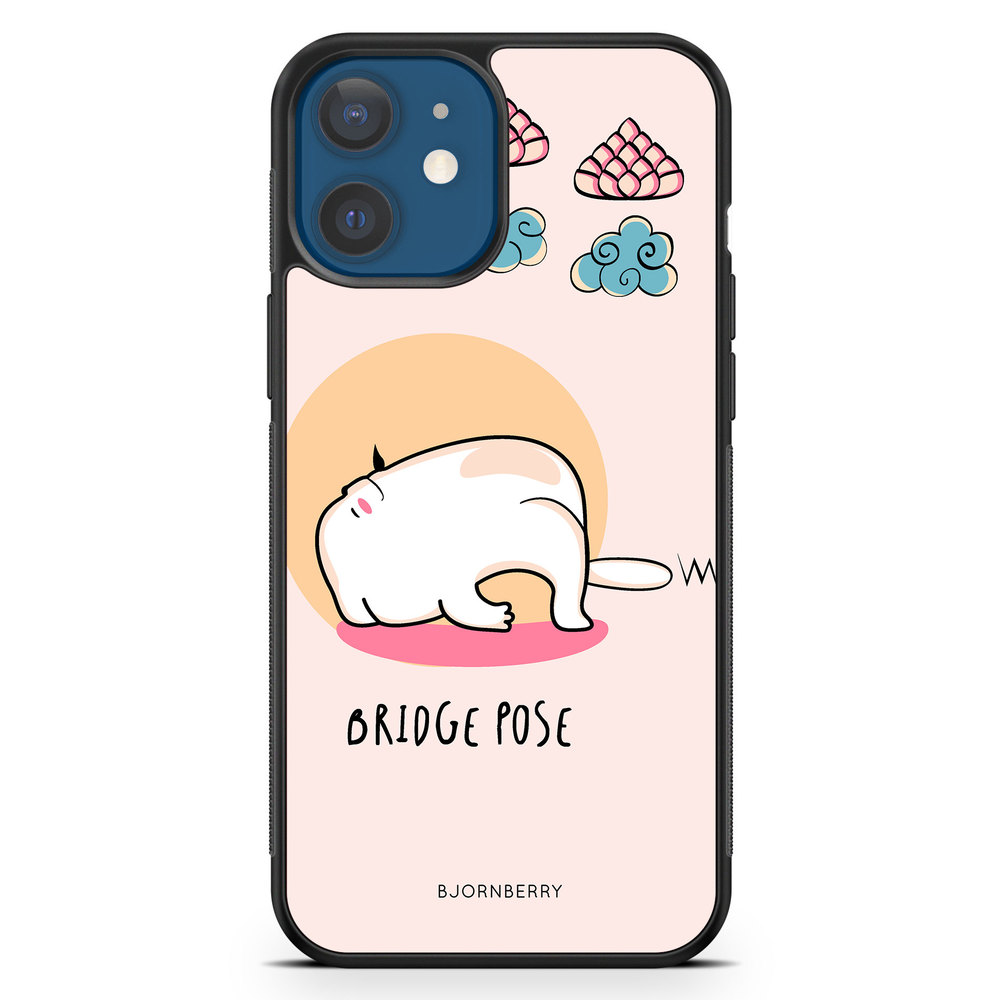 iPhone 12 Case - Yoga Cat Bridge Pose
