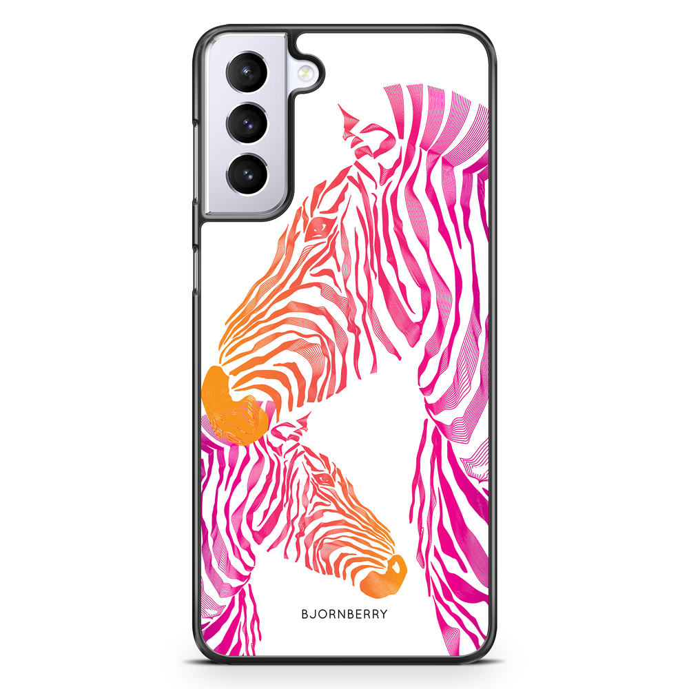Samsung Galaxy S21 Plus Case - Pink Zebras