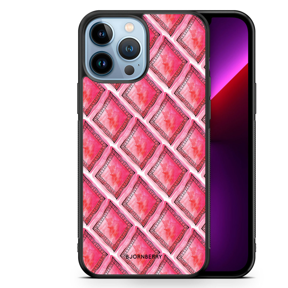 iPhone 13 Pro Max Case - Red Rhombus