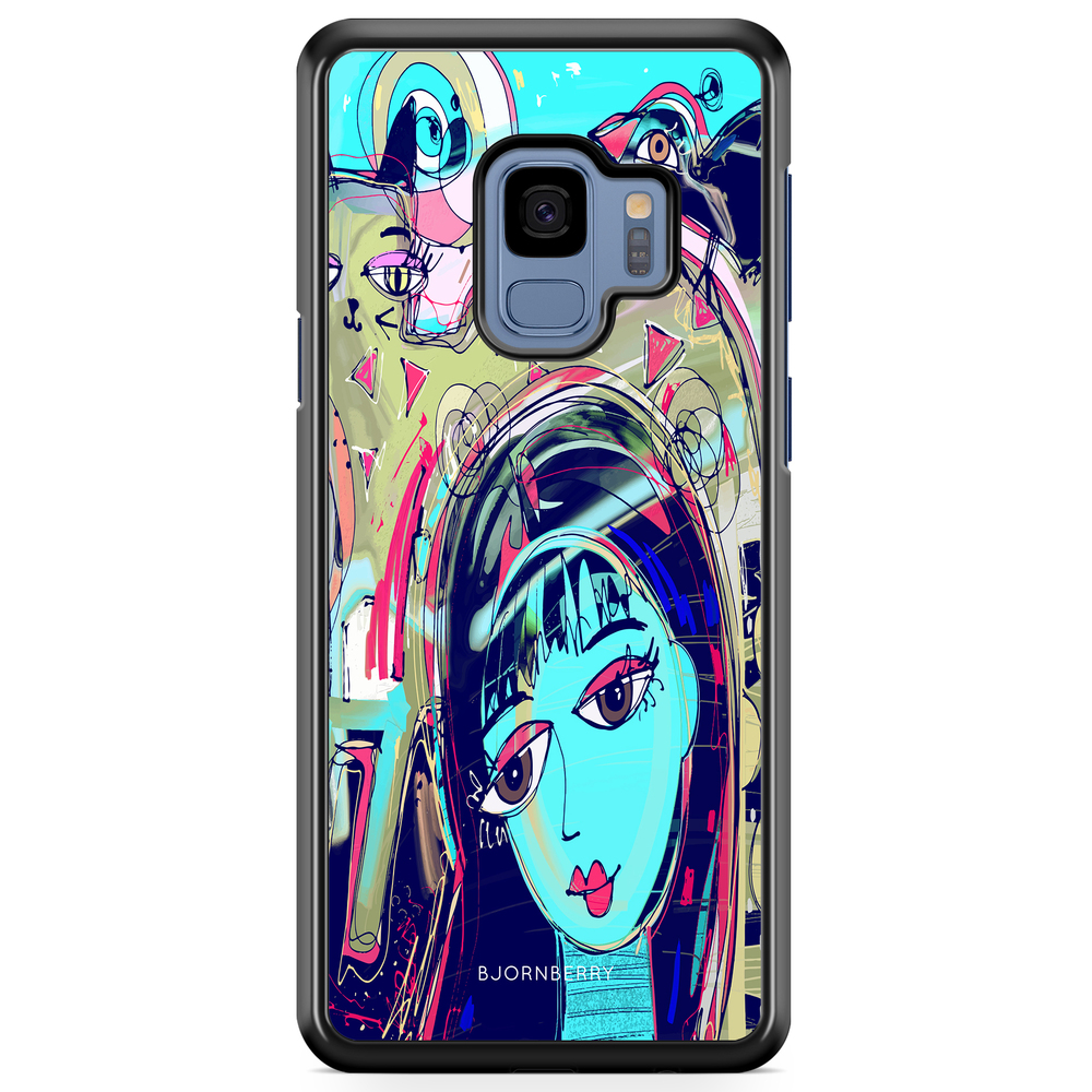 Samsung Galaxy S9 Case - Abstract Cat