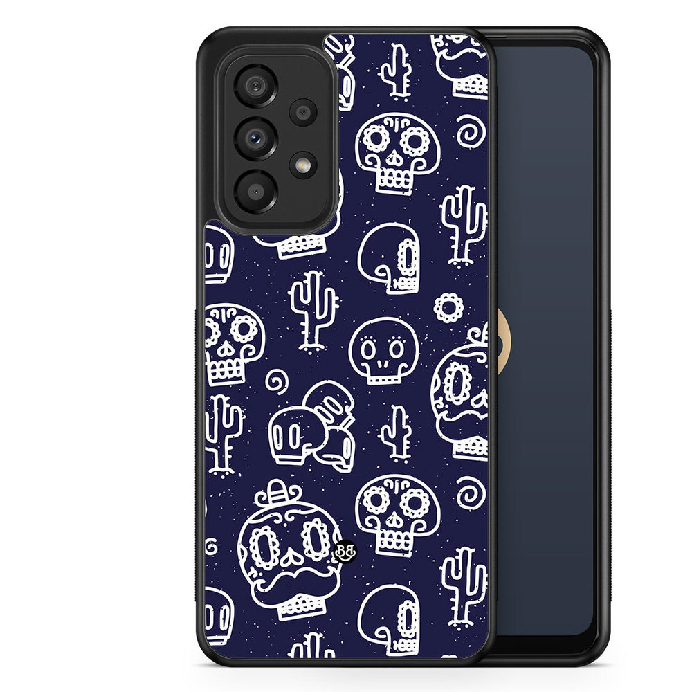 Samsung Galaxy A33 5G Case - Oldschool Skulls