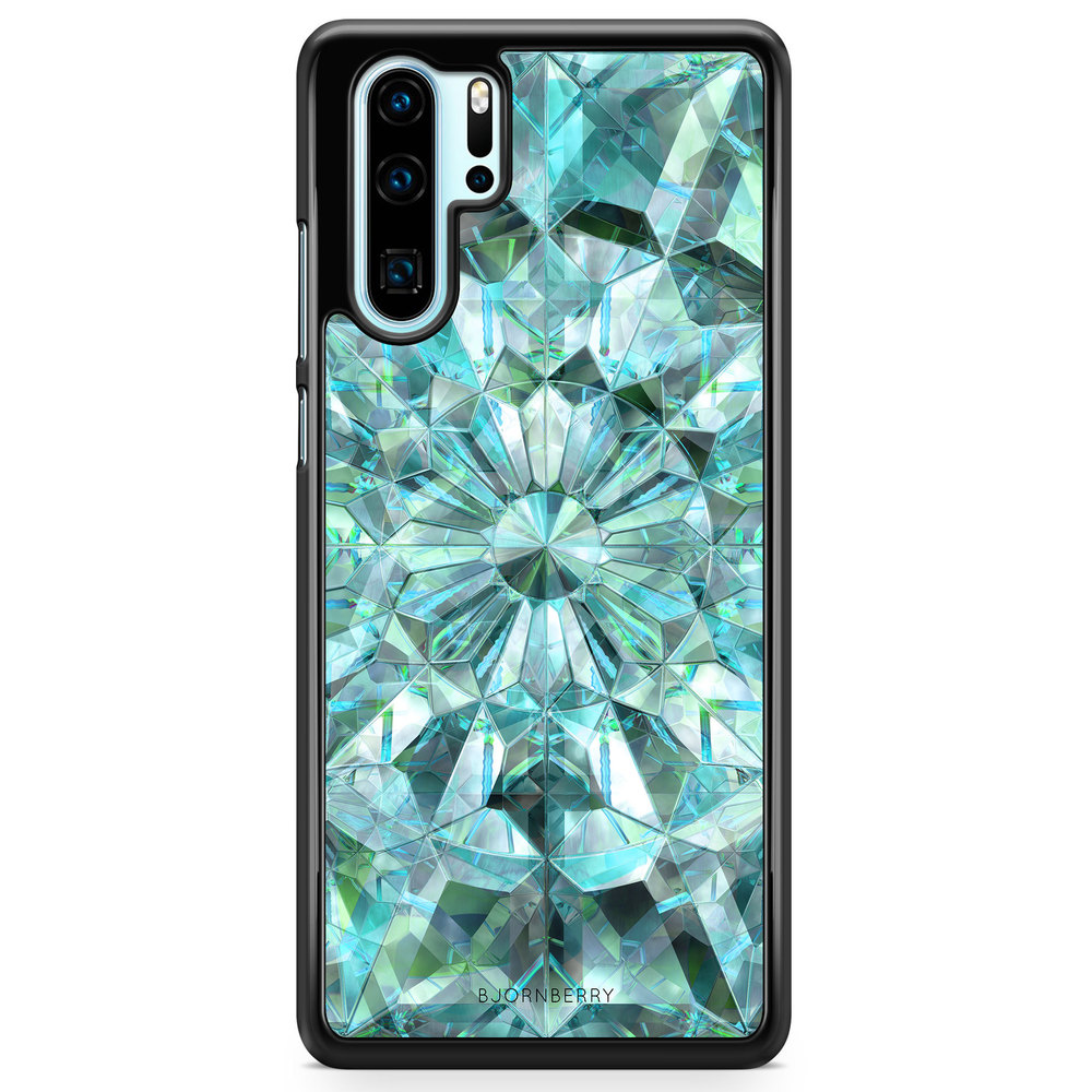 Huawei P30 Pro Case - Green Crystals