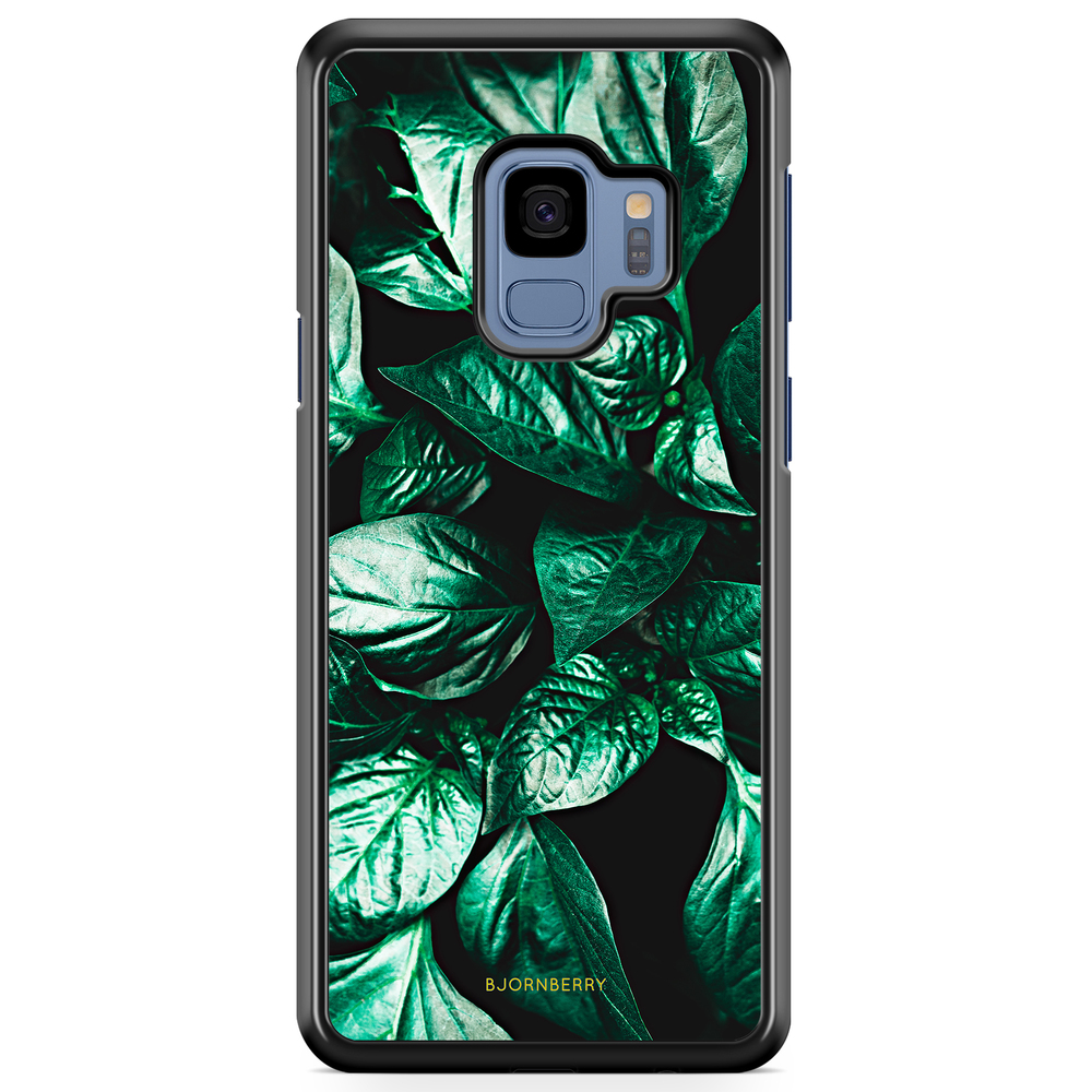 Samsung Galaxy S9 Case - Green Leaves