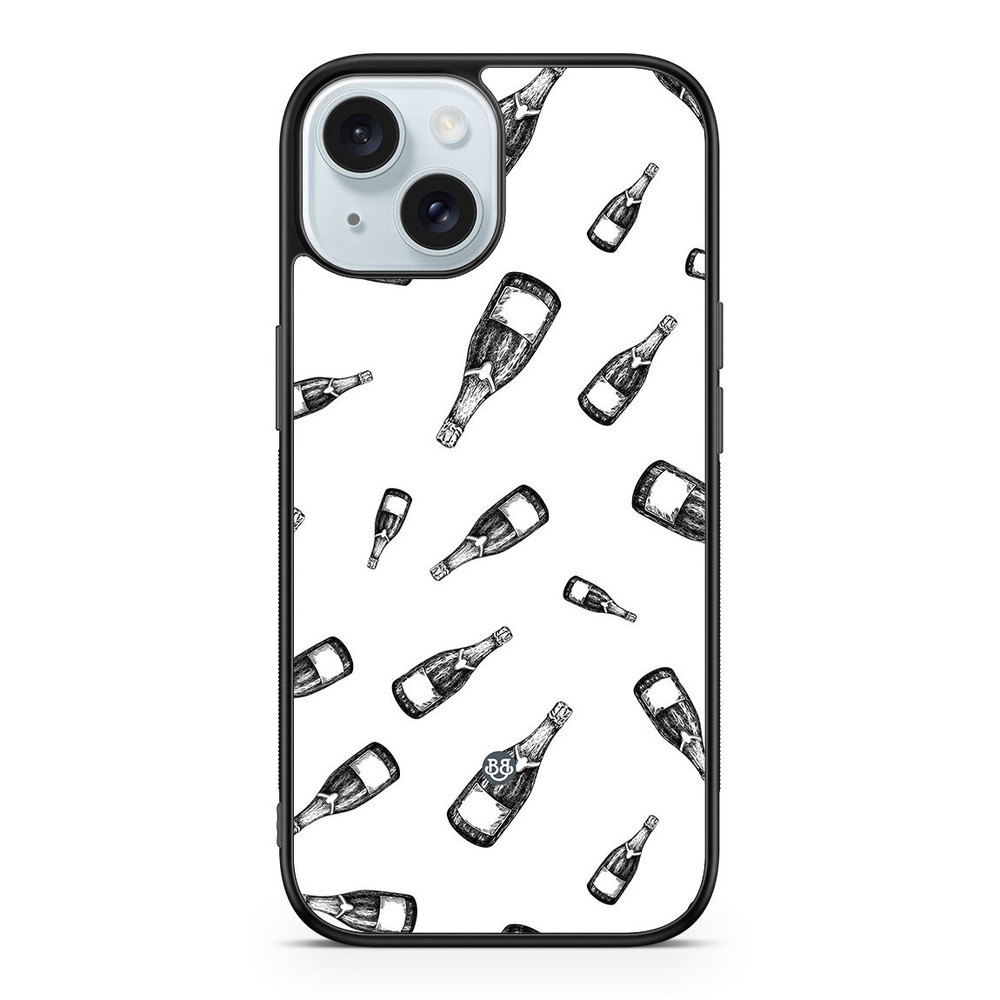 iPhone 15 Case - Champagne Pattern