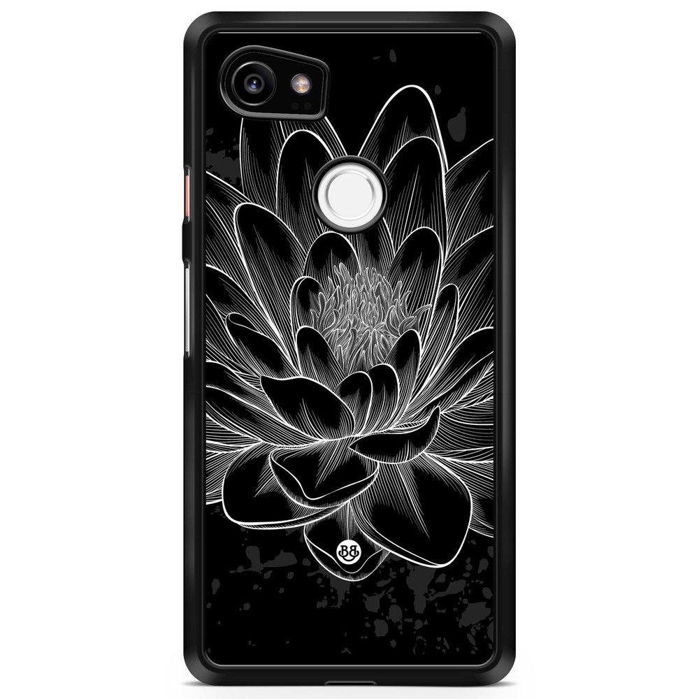 Google Pixel 2 XL Case - Black/White Lotus