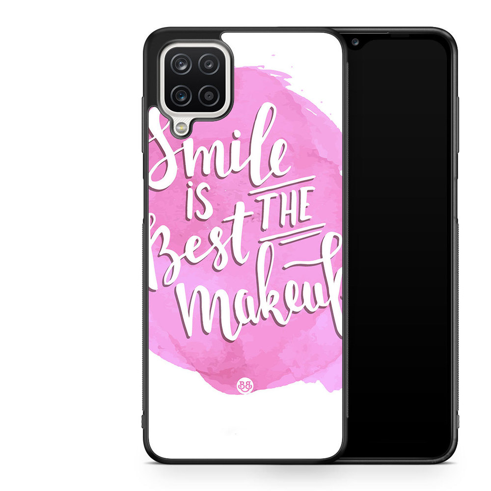 Samsung Galaxy A12 Case - Smile Quote
