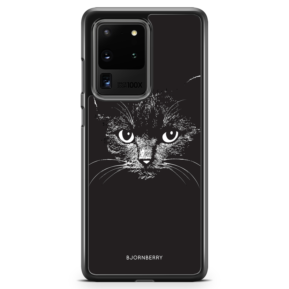 Samsung Galaxy S20 Ultra Case - Black/White Cat