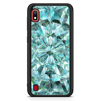 Samsung Galaxy A10 Skal - Gröna Kristaller