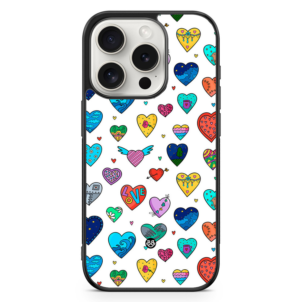 iPhone 15 Pro Case - Hearts