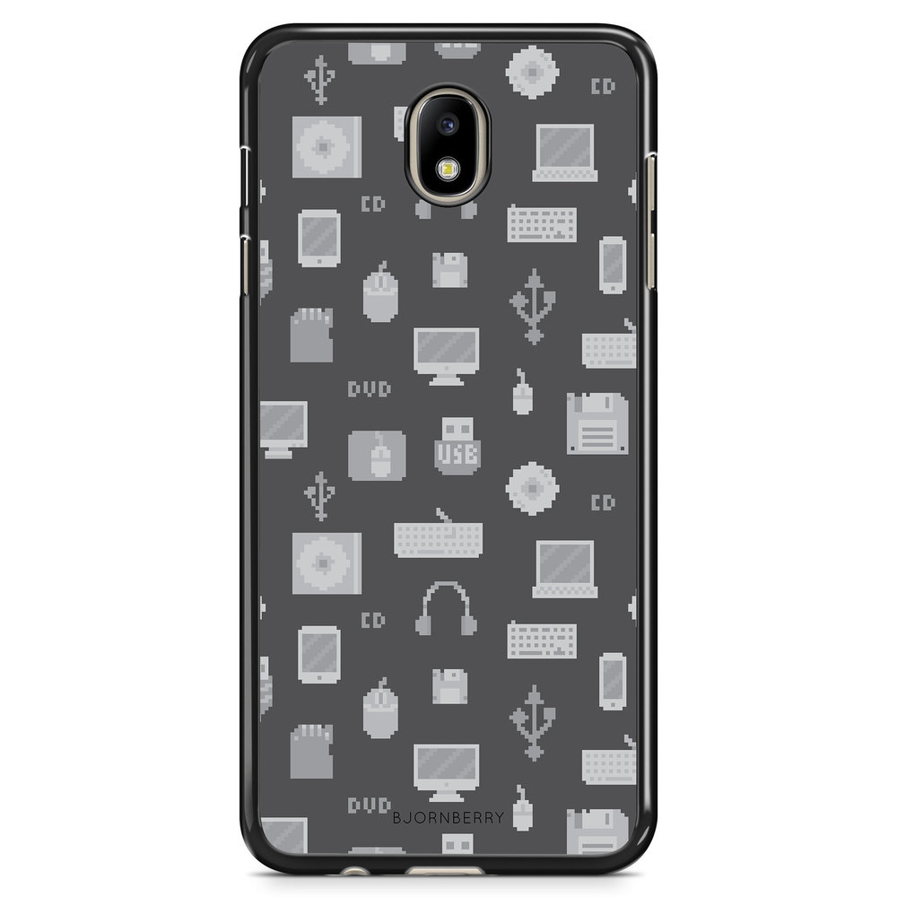 Samsung Galaxy J7 (2017) Case - Pixel Art Computer