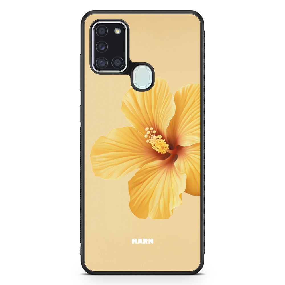 Samsung Galaxy A21s Case - Hibiscus Era - Lemon