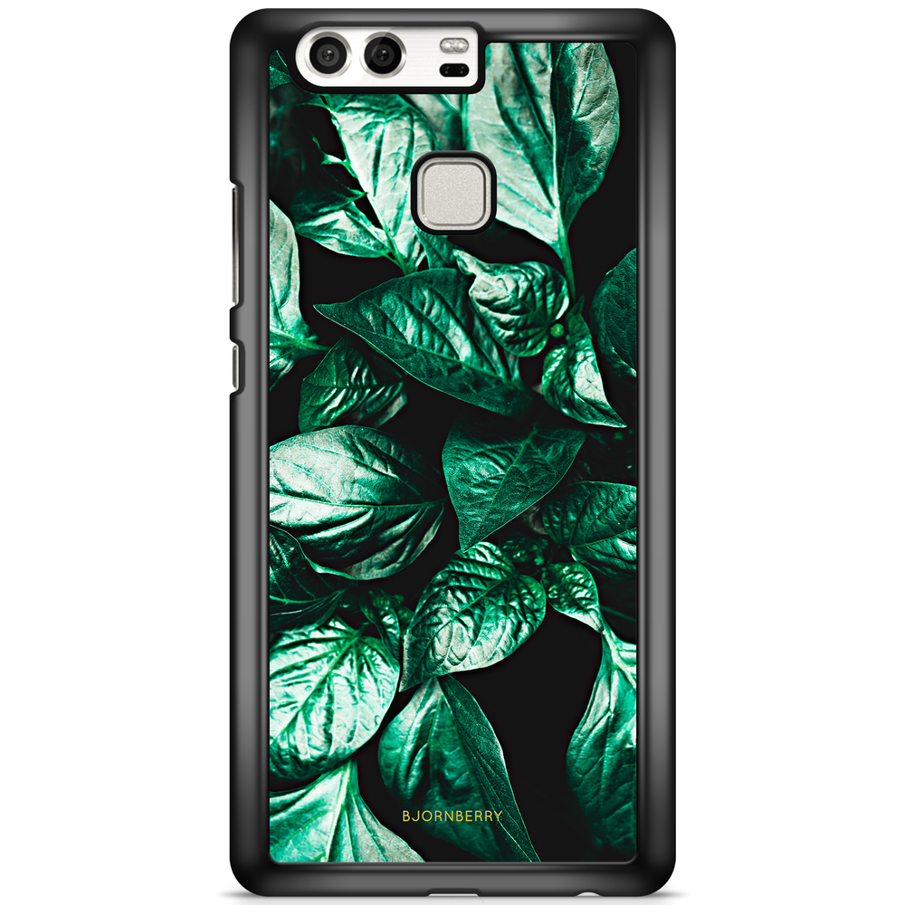 Huawei P9 Case - Green Leaves