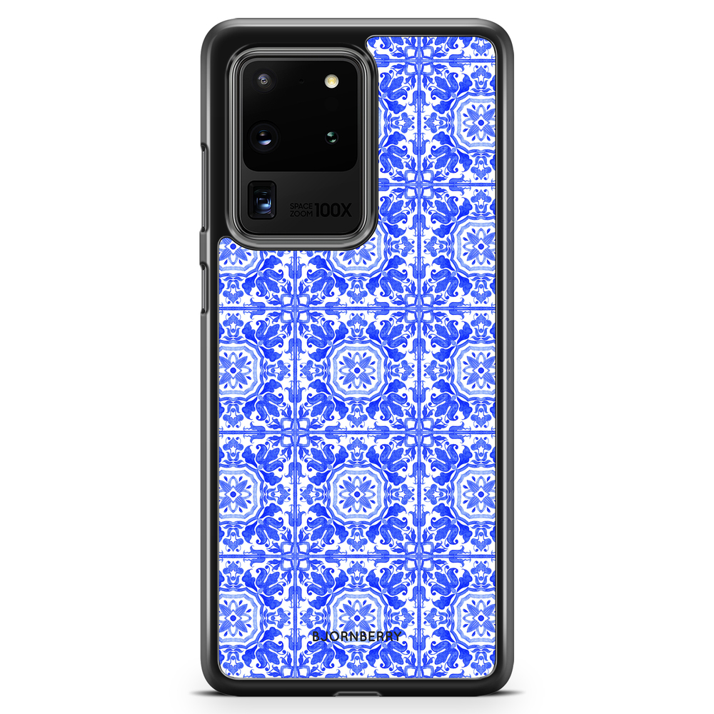 Samsung Galaxy S20 Ultra Skal - Blått Kakel