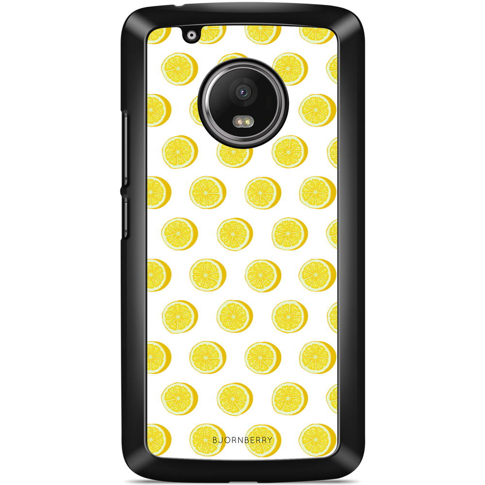 Moto G5 Plus Case - Lemon Pattern