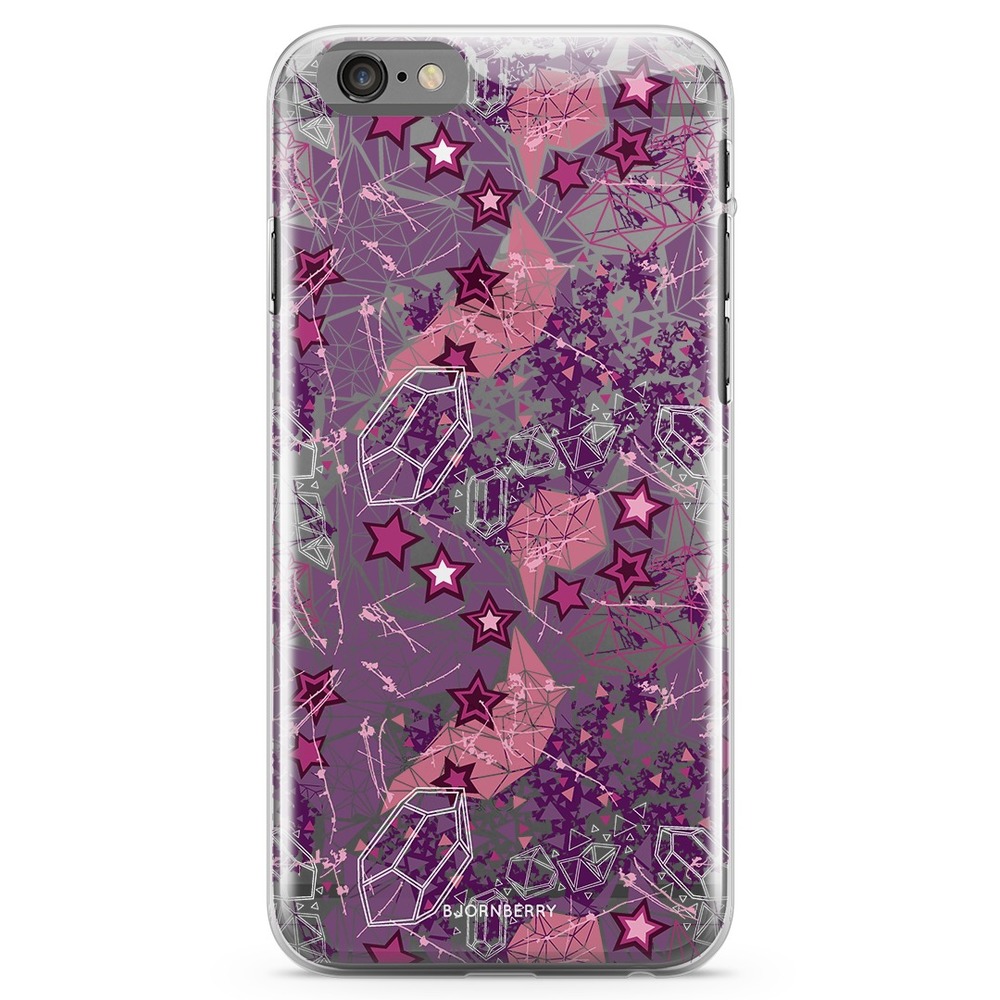 iPhone 6 Plus/6s Plus TPU Case - Purple Stars