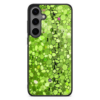 Samsung Galaxy S24 Plus Case - Stained Glass Green