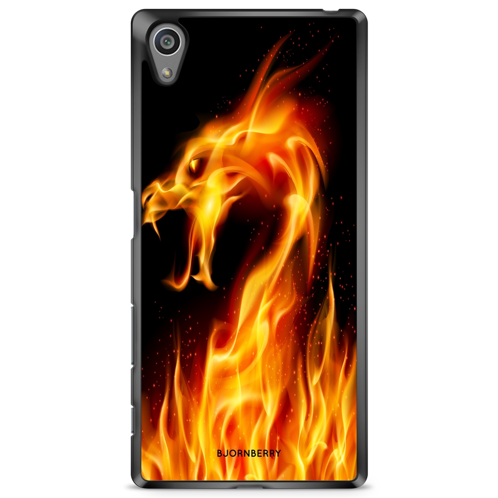 Sony Xperia Z5 Premium Case - Flames Dragon