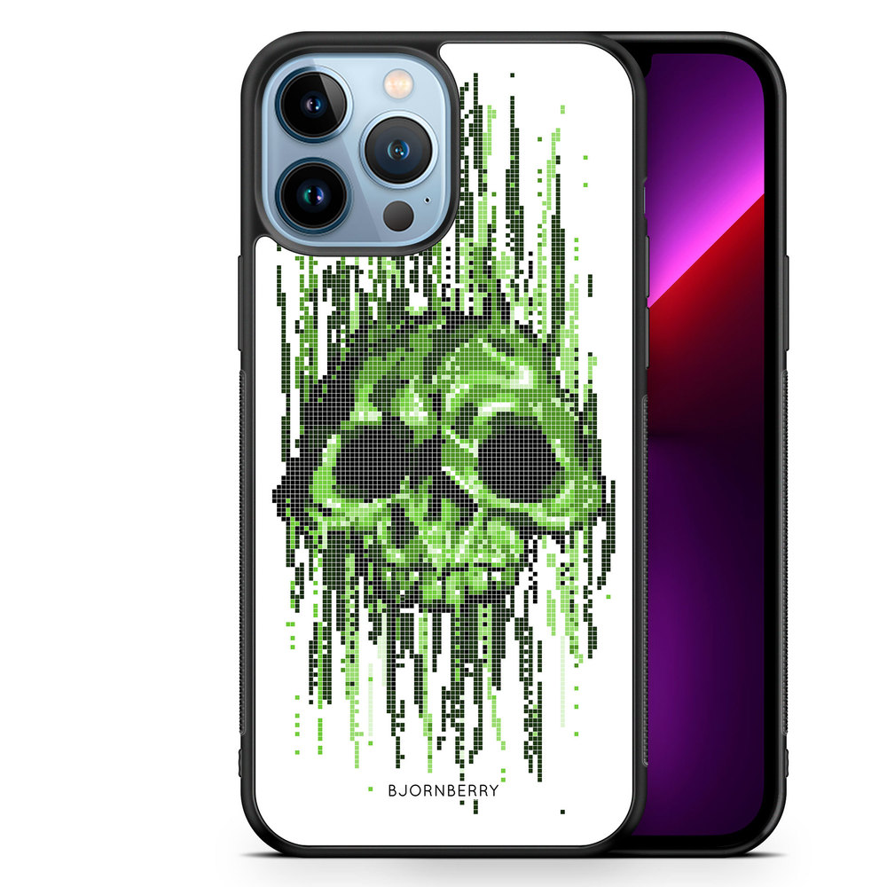 iPhone 13 Pro Max Case - Data Virus Skull