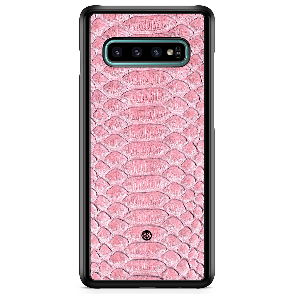 Samsung Galaxy S10 Plus Case - Salmon Snake