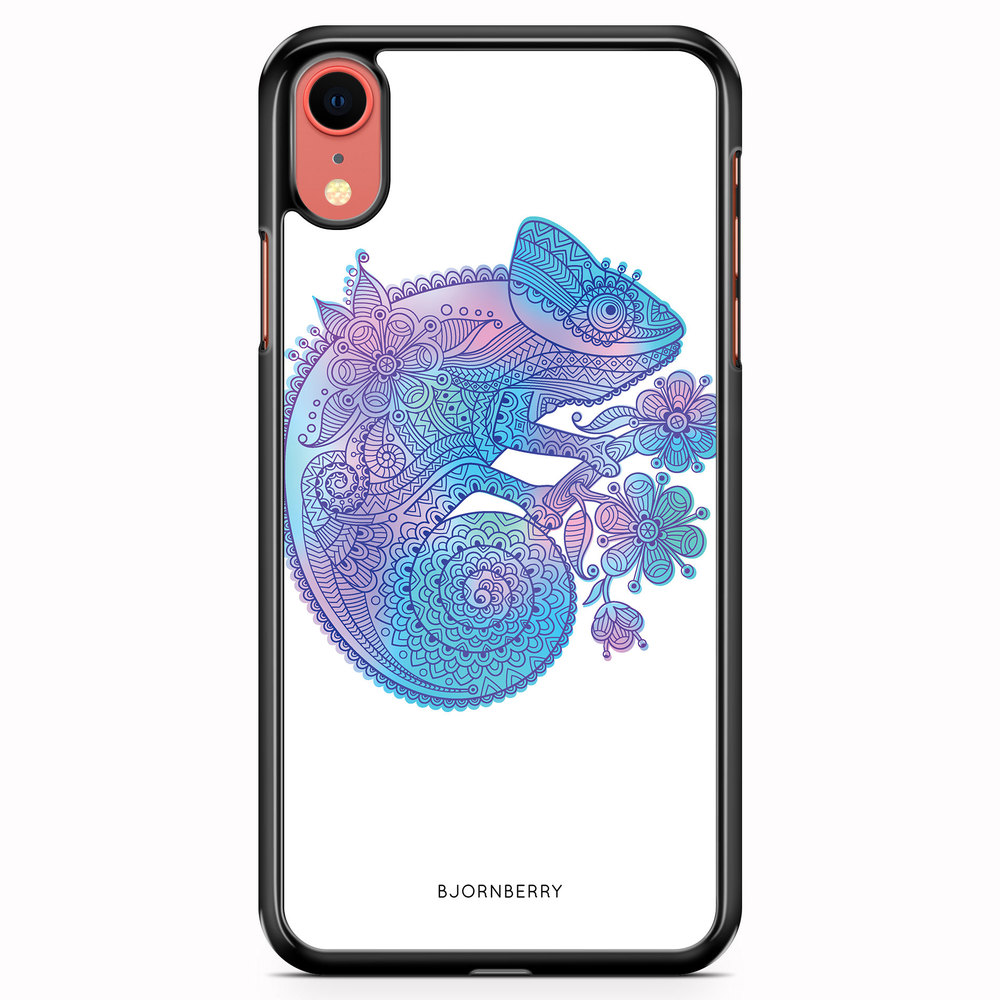 iPhone XR Case - Mandala Chameleon