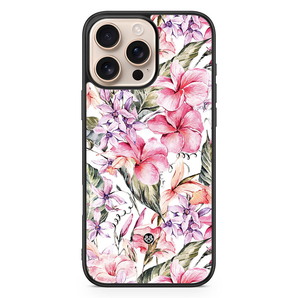 iPhone 16 Pro Max Case - Watercolor Flowers